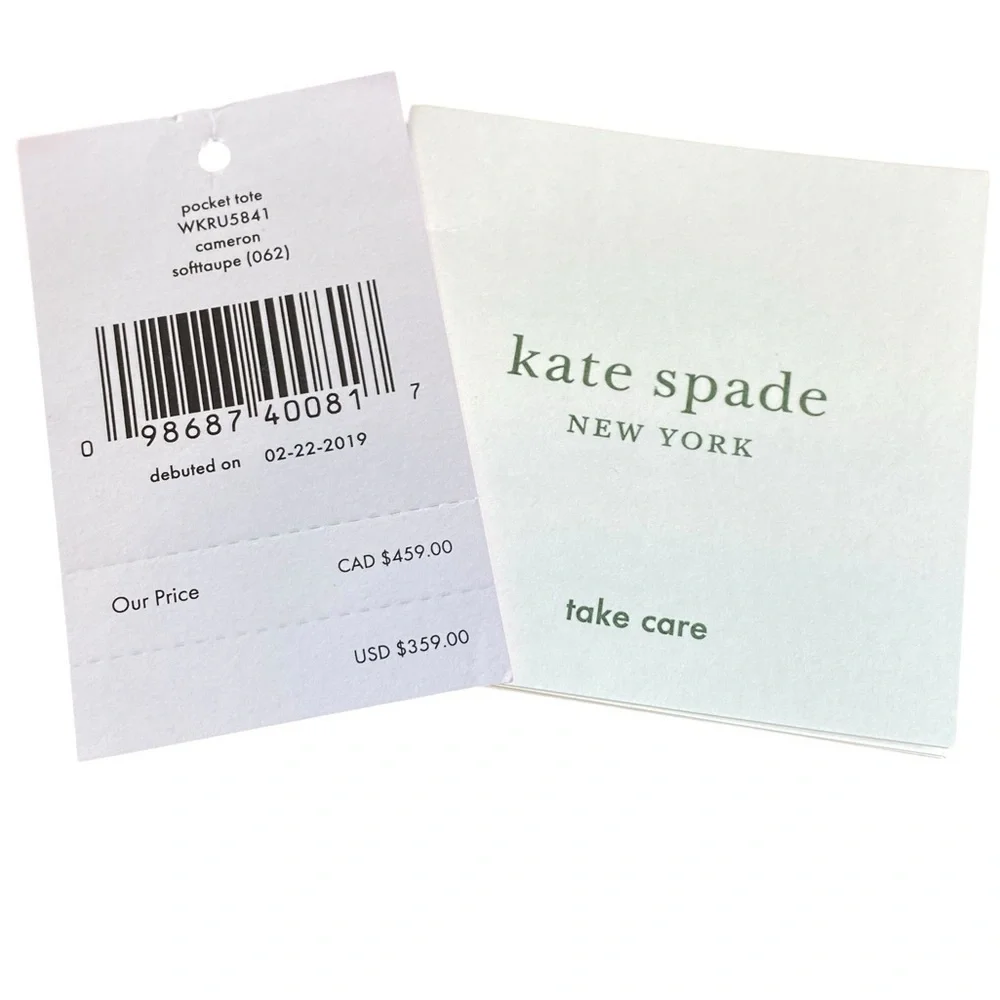Kate Spade Cameron Taupe Large Tote